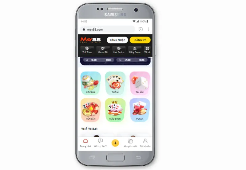 Hướng dẫn cách tải app tài xỉu May88