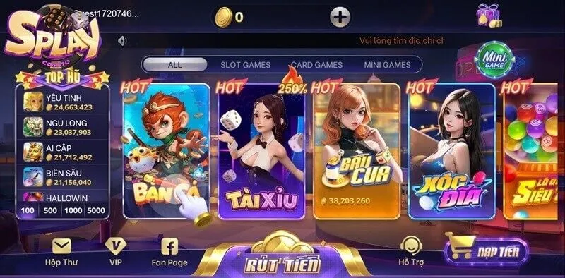 Hướng dẫn tải app tài xỉu Splay 