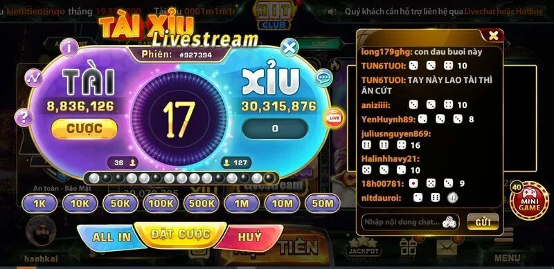 Thông tin về game tài xỉu online