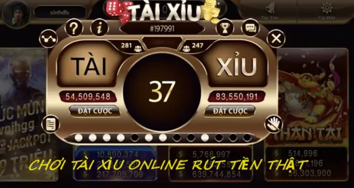 Chơi tài xỉu online rút tiền thật như thế nào?