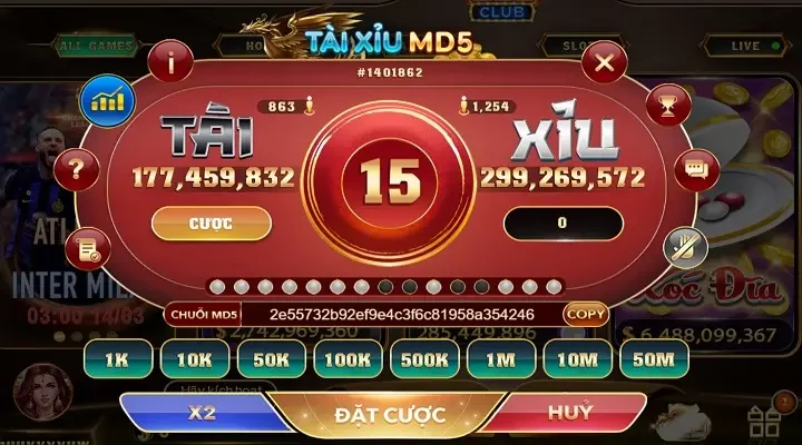 Hướng dẫn anh em chơi tài xỉu MD5 đúng cách 