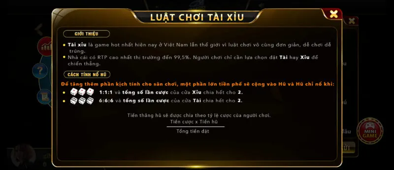 Tổng quan về game tài xỉu 