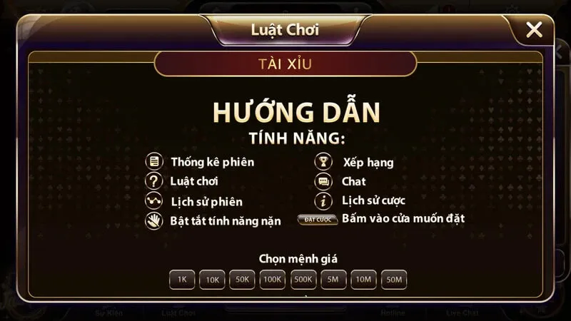 Cập nhật luật đánh tài xỉu không thua 