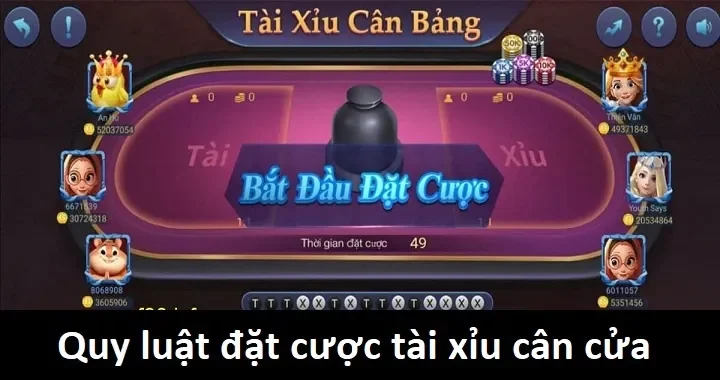 Quy luật đặt cược tài xỉu cân cửa