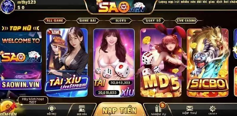 4 lợi ích vượt trội khi App tài xỉu Saowin về thiết bị