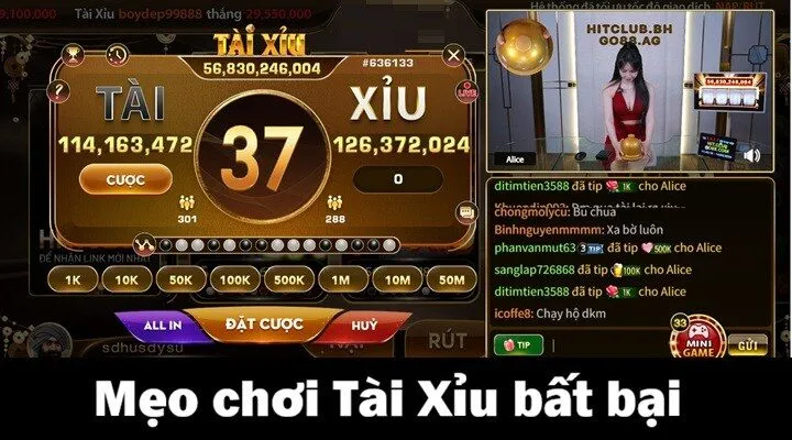 Mẹo cược Tài Xỉu bất bại từ các cao thủ